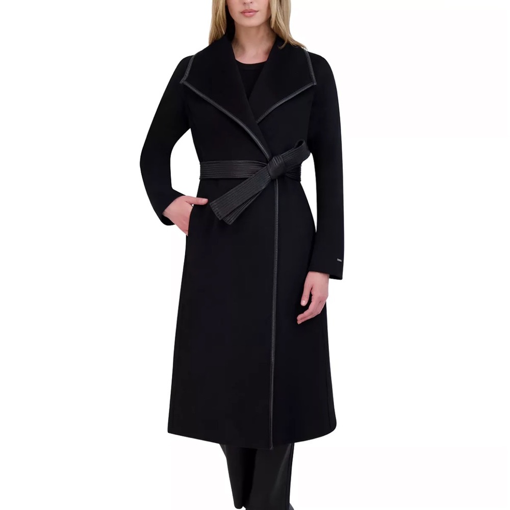 Tahari wrap coat